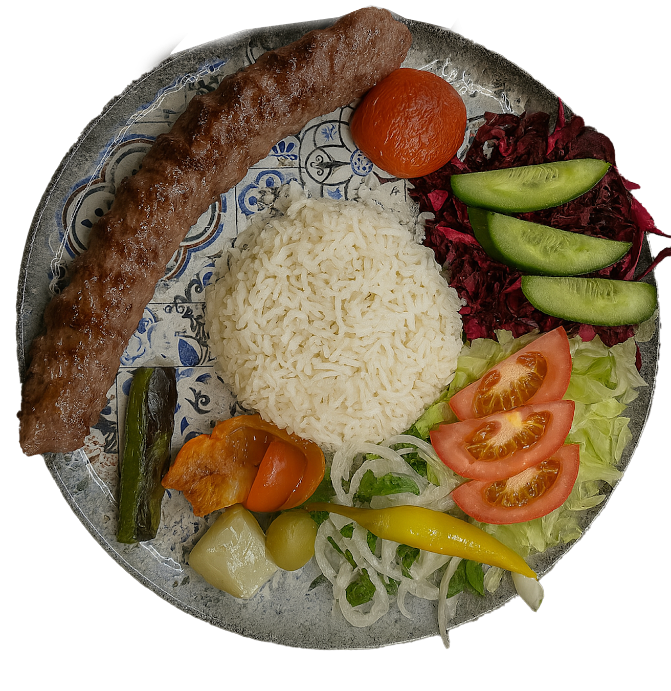 Adana Kebab Plate