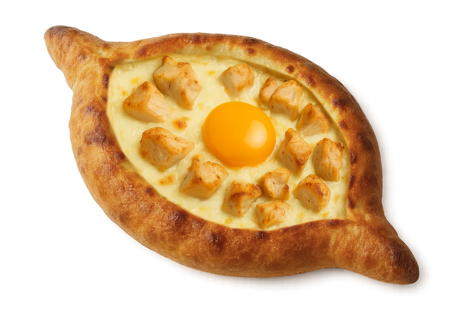 Adjaruli Khachapuri Cheese & Chicken