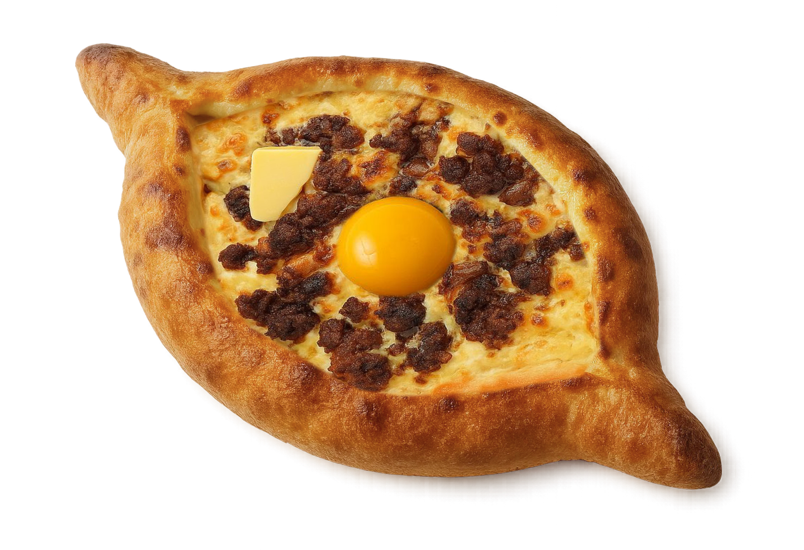 Adjaruli Khachapuri Cheese & Kavurma